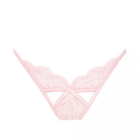 FOR LOVE & LEMONS
Creamsicle Lace Thong Panty & Underwire Bra - Picture 5 of 7